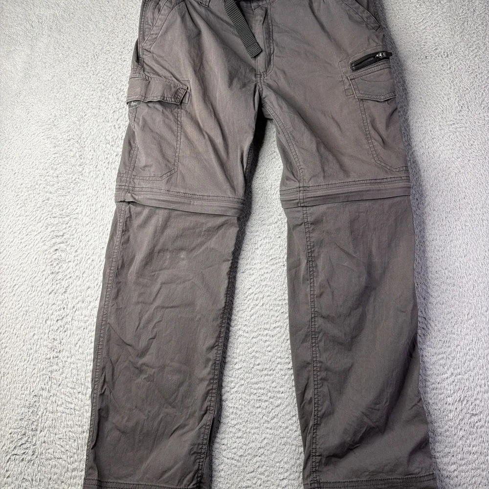 BC Clothing Convertible Mens Gray Cargo Small X30 (30x27) Grey